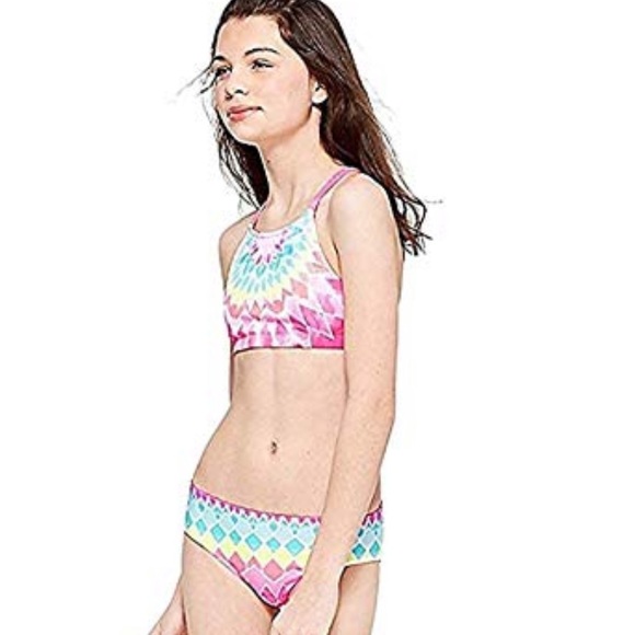 justice reversible swim suit(make offers!!!) - Picture 4 of 4